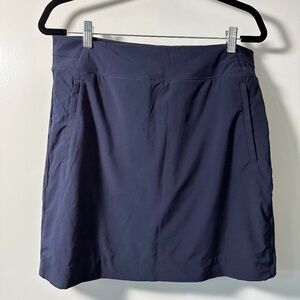 Athleta Brooklyn 16" Skort, Size 12T, Navy